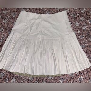 Venti6 pu pleated short skirt